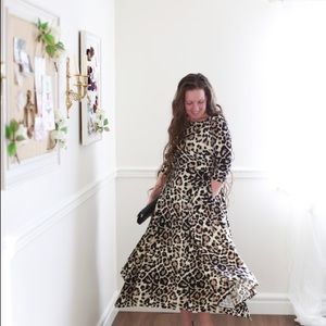 Leopard Asymmetrical Dress